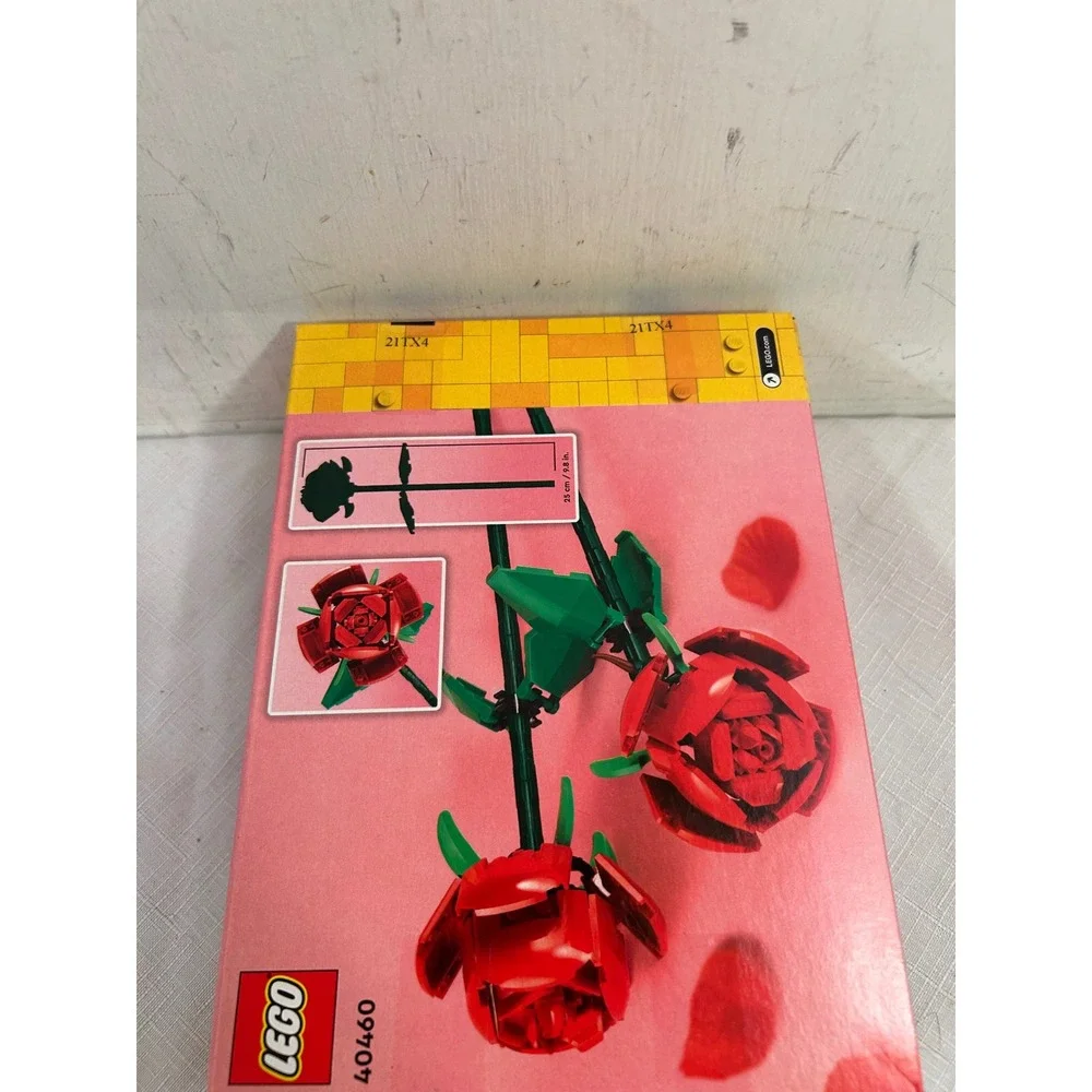 LEGO Roses 40460 120pcs Red Botanical Building Kit Unisex
